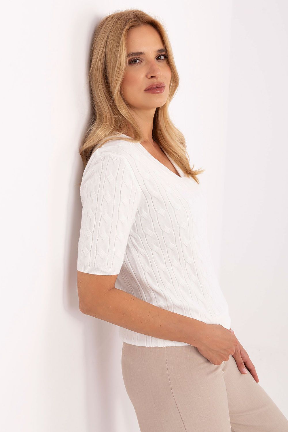  Short sleeve sweater model 217330 Factory Price 